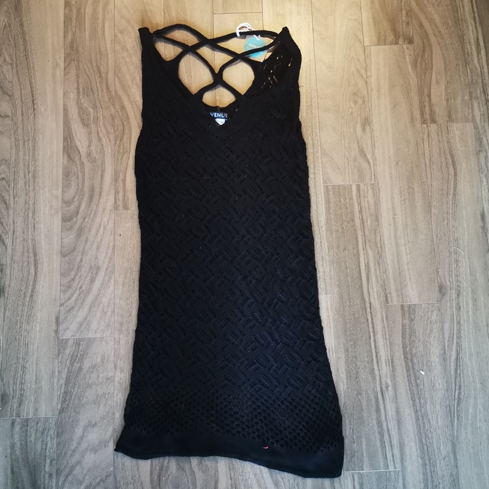 Knitted Swim Bathing Suit Coverup Dress